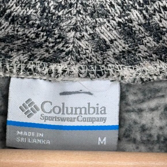 Columbia Womens Fair Isle Pattern Cowl Neck Sweater Size Medium Gray - Picture 4 of 14